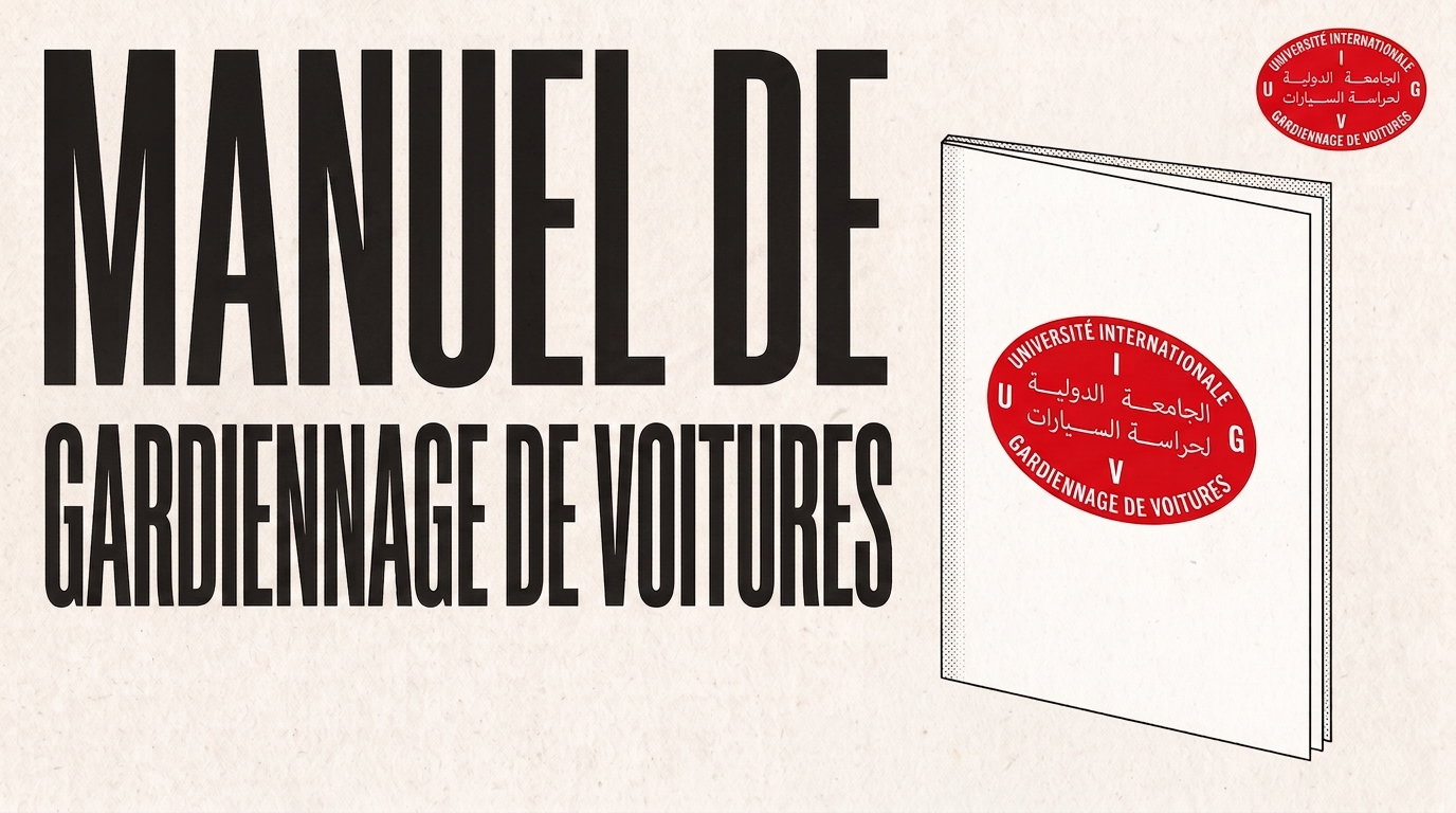 Le Manuel de Gardiennage de Voitures