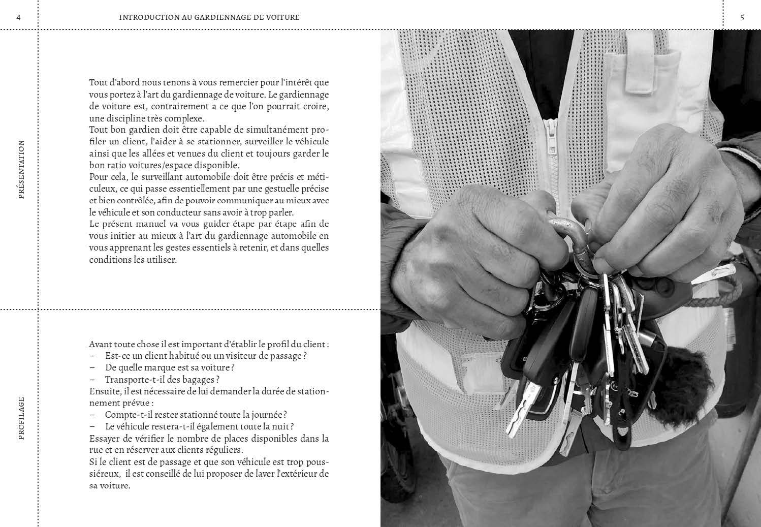 Le Manuel de Gardiennage de Voitures